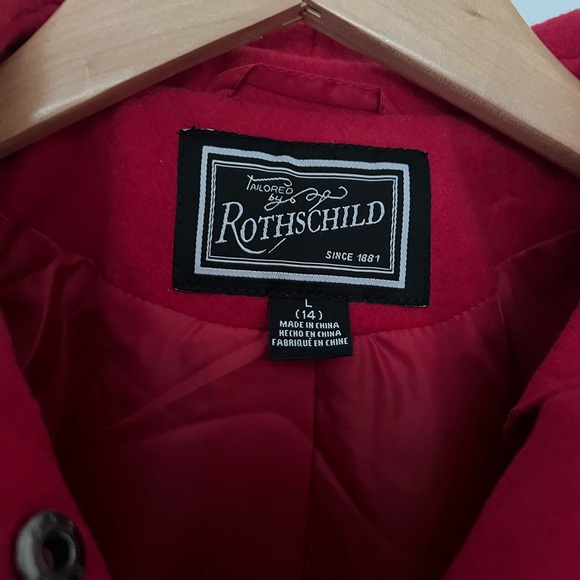 Rothschild & CO Red Holiday Coat - Picture 3 of 6